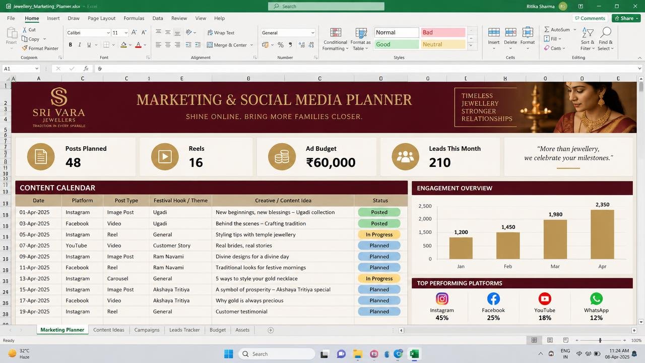 Marketing & Social Media Planner